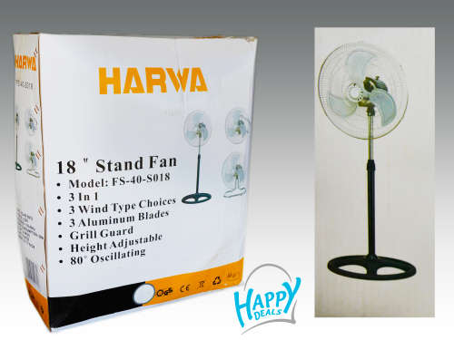 18" Stand Fan 3 in 1