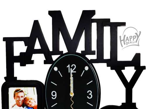 FAMILY PHOTO FRAME CLOCK
