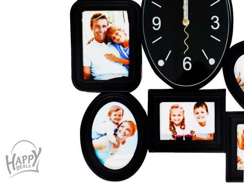 FAMILY PHOTO FRAME CLOCK