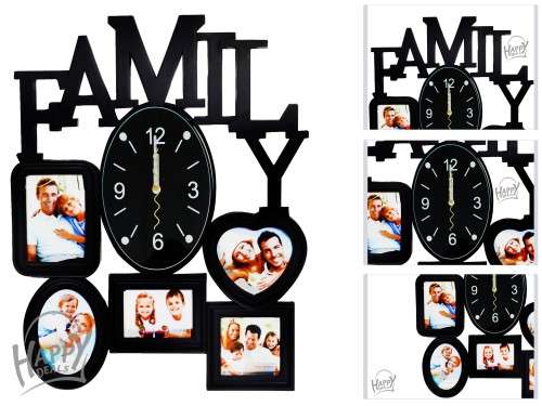 FAMILY PHOTO FRAME CLOCK