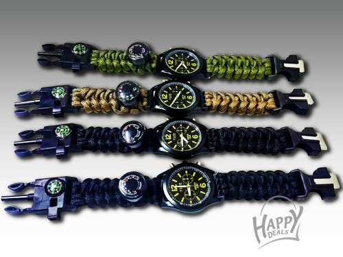 HICKING/CAMPING WATCH WITH THERMOMETER AND COMPASS