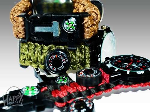 HICKING/CAMPING WATCH WITH THERMOMETER AND COMPASS