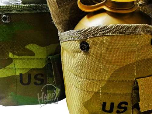 ARMY COMBAT MILITARY WATER BOTTLE DPM US GI BRITISH CAMO WAIST BELT POUCH CLIP