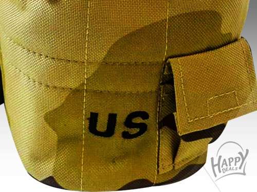 ARMY COMBAT MILITARY WATER BOTTLE DPM US GI BRITISH CAMO WAIST BELT POUCH CLIP