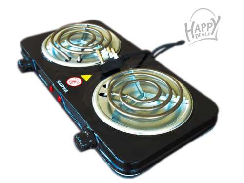 Harwa 2-plate stove in various colors