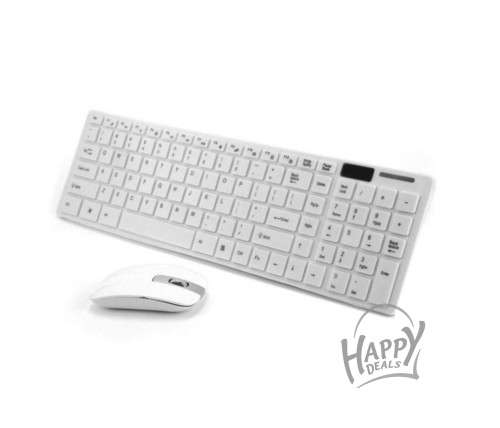 Wireless Mouse & Key Board Kit Available White Only