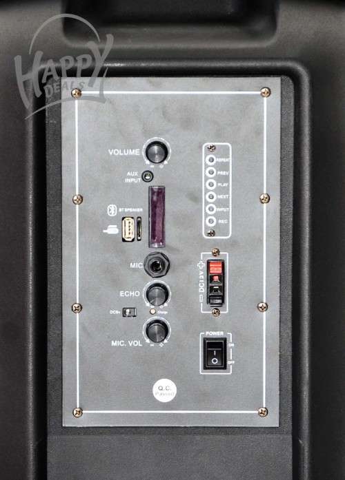 Bluetooth/USB Karaoke Trolley Speaker/ Jerry Power