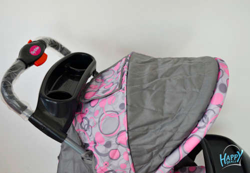 MISMOL TOP DRIVE BABY PRAM WITH GEOMATRIC- SHAPES