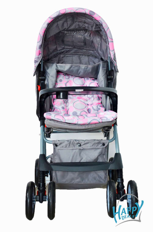 MISMOL TOP DRIVE BABY PRAM WITH GEOMATRIC- SHAPES