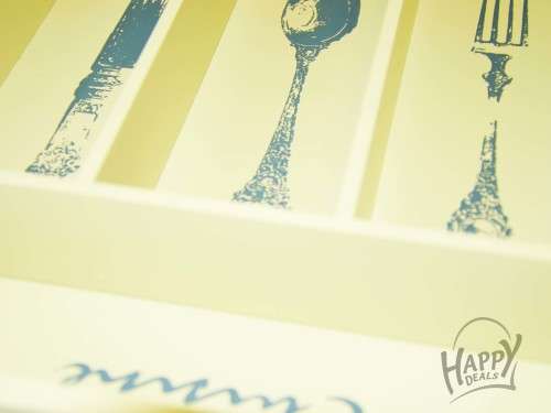 WOODEN CUTLERY TRAY WITH FOUR COMPARTMENTS