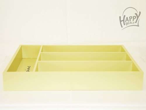WOODEN CUTLERY TRAY WITH FOUR COMPARTMENTS