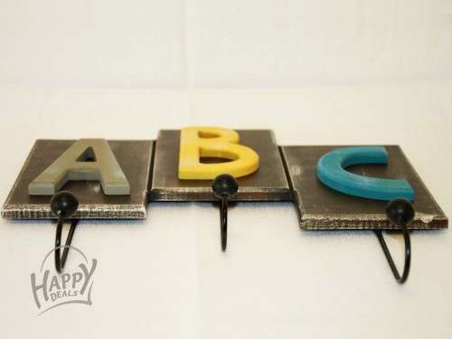WALL HOOK (ABC) ALPHABET SHAPE