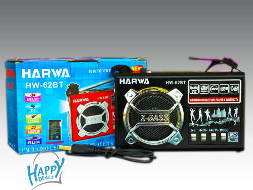 HARWA MP3 FM Radio Player USB/SD/TF