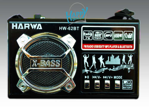 HARWA MP3 FM Radio Player USB/SD/TF