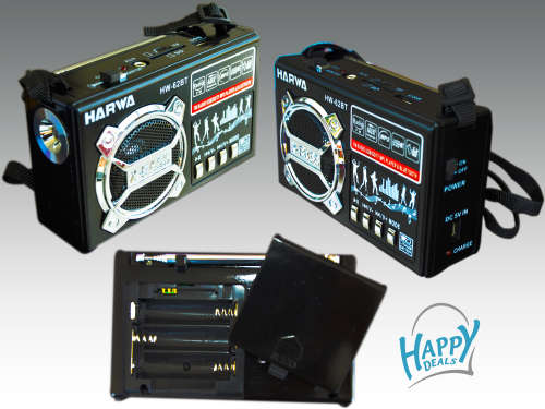 HARWA MP3 FM Radio Player USB/SD/TF