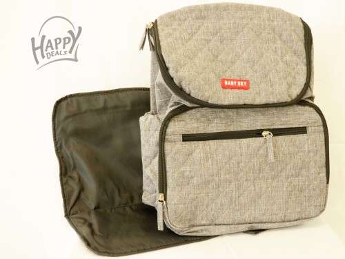 MULTIFUNCTIONAL BABY NAPPY BACKPACK ( Grey/Red/Blue/Purple)