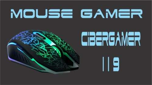 Professional Gamer Mouse 2400 Dpi 6 Buttons Illuminated Usb