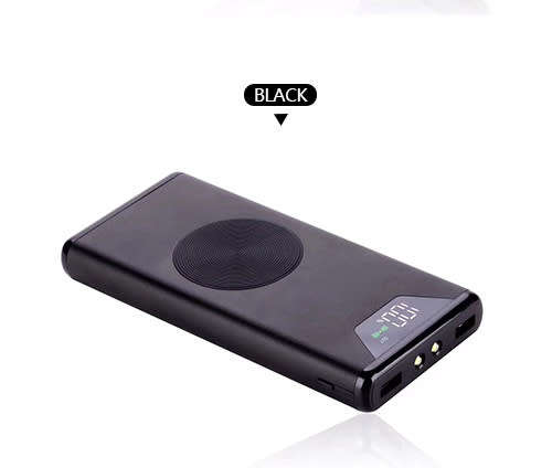 Qi Wireless Portable Charger, 10000mAh Fast Charging Power Bank with LED