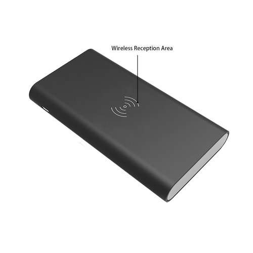 QUANTUM PRO PORTABLE WIRELESS CHARGER POWER BANK Black Only