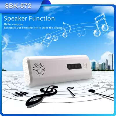 Bluetooth Speaker Portable Mobile Power Bank with Flashlight and Stand Function