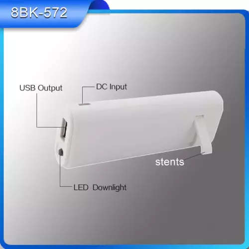 Bluetooth Speaker Portable Mobile Power Bank with Flashlight and Stand Function