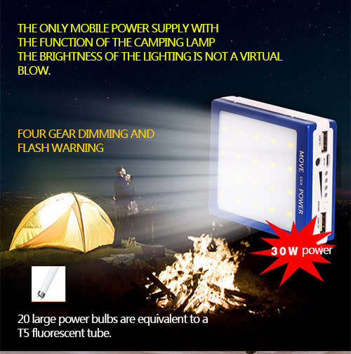 Dual USB Port Solar Battery Charger Portable Backup Power Bank with Solar Charging Technology