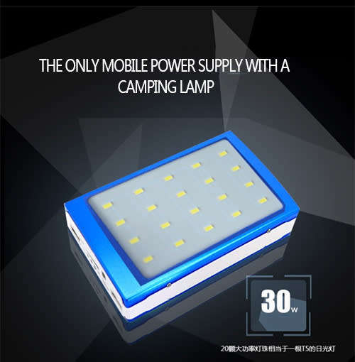 Dual USB Port Solar Battery Charger Portable Backup Power Bank with Solar Charging Technology