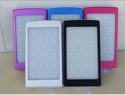 Dual USB Port Solar Battery Charger Portable Backup Power Bank with Solar Charging Technology