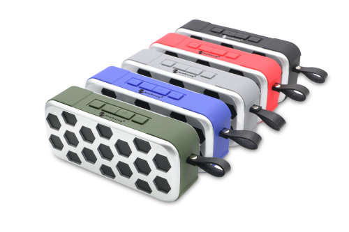 New Rixing Outdoor Wireless Speaker - Rigid,Shocking Proof Design (Blue,Red,Green, Grey)