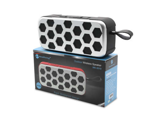 New Rixing Outdoor Wireless Speaker - Rigid,Shocking Proof Design (Blue,Red,Green, Grey)