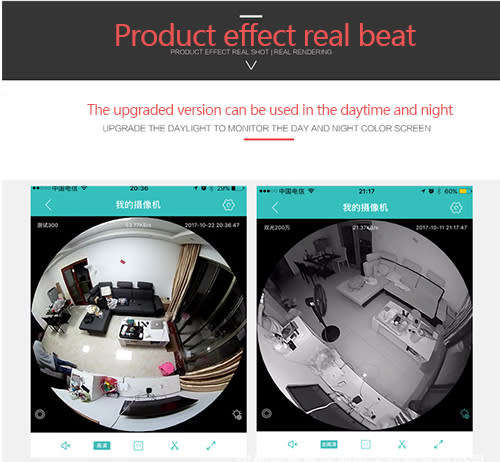 LED Bulb IP Security Camera