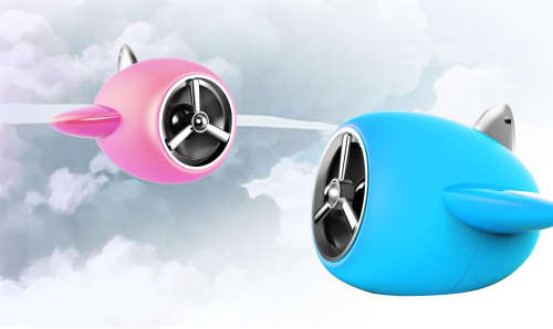 Bluetooth Speaker With aircraft propeller design Portable Loudspeaker (Green,Black,Blue,Orange)
