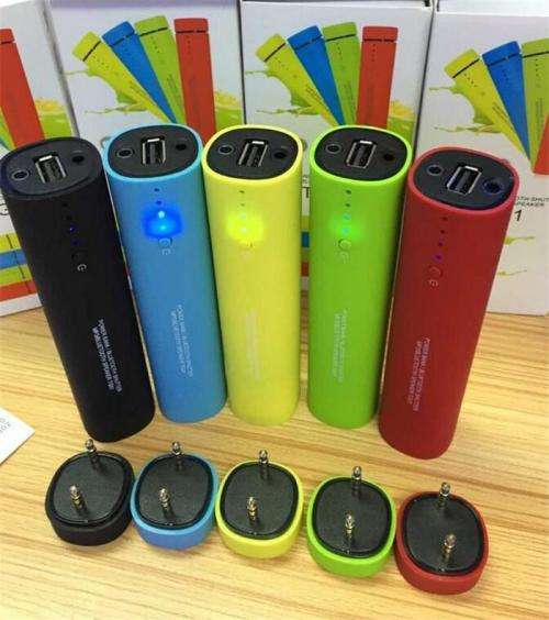 3in1 Mini Tube power Charger Portable Speaker smart phone stand