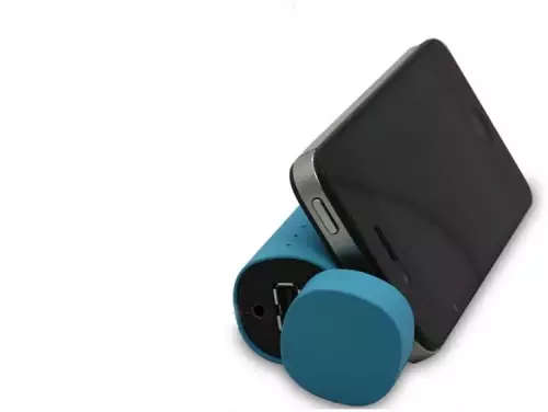 3in1 Mini Tube power Charger Portable Speaker smart phone stand