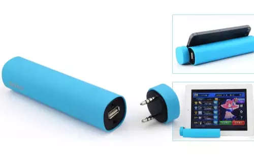 3in1 Mini Tube power Charger Portable Speaker smart phone stand