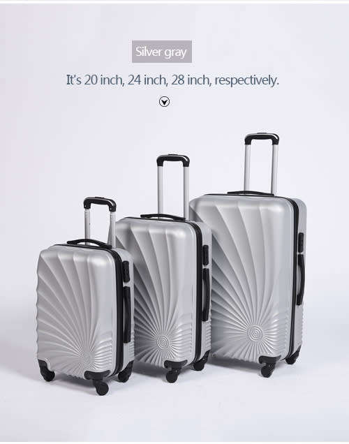 Stylish 3 Piece Lightweight Luggage Set | 20'',24'',28''