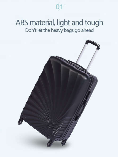 Stylish 3 Piece Lightweight Luggage Set | 20'',24'',28''