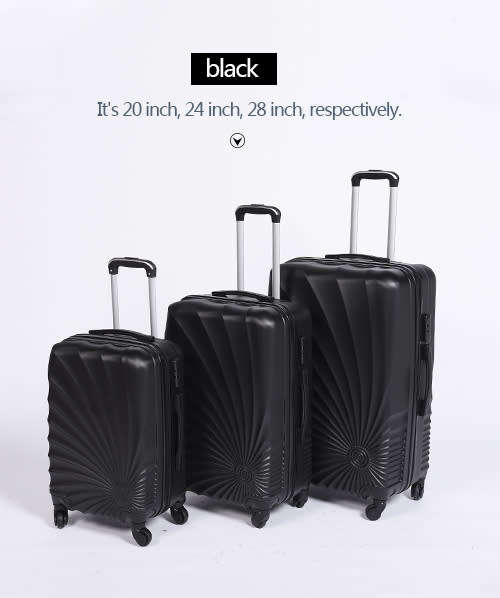 Stylish 3 Piece Lightweight Luggage Set | 20'',24'',28''