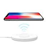 Round Qi Wireless Charger For Iphone X 8 Plus Fast Charging Pad For Samsung S8/Plus High Quality
