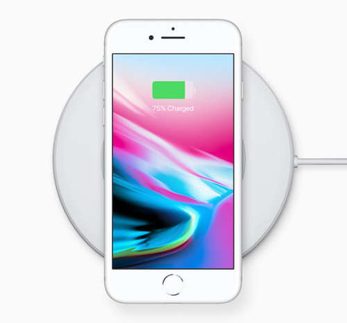 Round Qi Wireless Charger For Iphone X 8 Plus Fast Charging Pad For Samsung S8/Plus High Quality