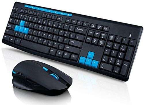 Gaming Mouse Gaming Keyboard HK3800 Wireless Multimedia Ergonomic Gaming Keyboard Mouse Set For PC