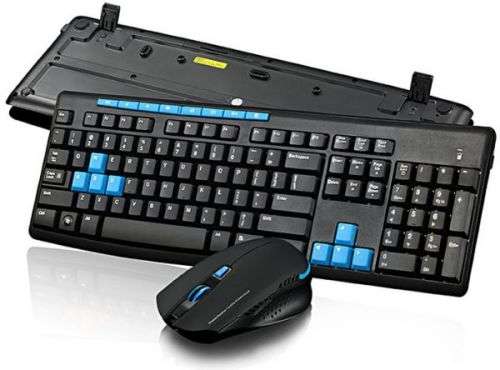 Gaming Mouse Gaming Keyboard HK3800 Wireless Multimedia Ergonomic Gaming Keyboard Mouse Set For PC