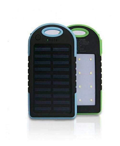Waterproof Solar Charger 16800mAh with 12 LED lights (Black Only)