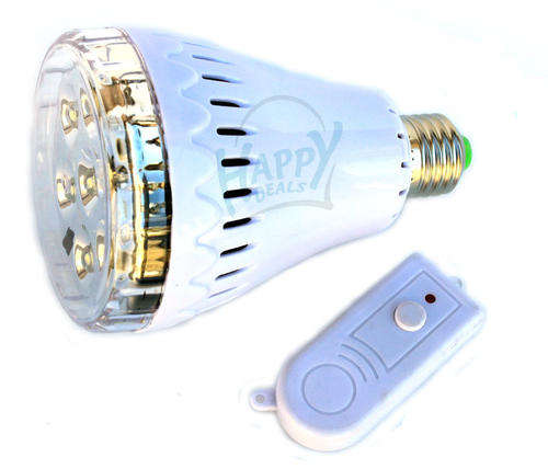 7 LED 3,5W Auto Charging Remote-Control emergency lamp (bayonet & screw)