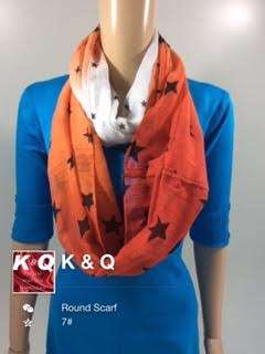 K & Q 100% polyester Round Scarfs!!!!