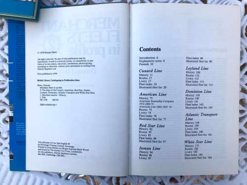 Merchant Fleets in Profile 2 Cunard, American, Red Star, Inman, Leyland, Dominion etc by Duncan Haws