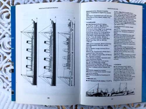 Merchant Fleets in Profile 2 Cunard, American, Red Star, Inman, Leyland, Dominion etc by Duncan Haws