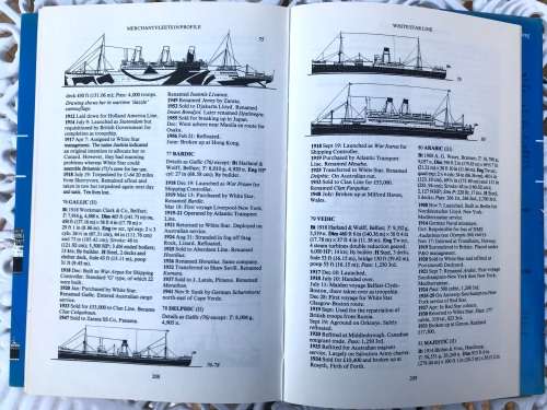 Merchant Fleets in Profile 2 Cunard, American, Red Star, Inman, Leyland, Dominion etc by Duncan Haws