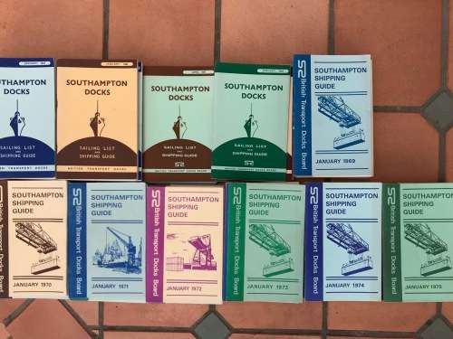 Southampton DocksSouthampton Shipping Guides 1965 to 1969
