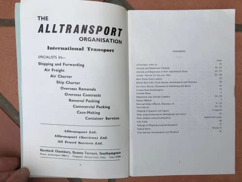 Southampton DocksSouthampton Shipping Guides 1970 to 1975